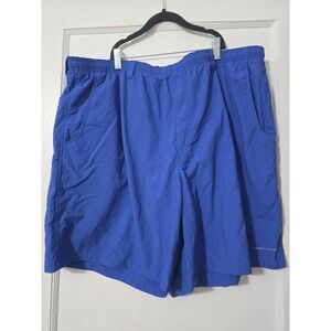 Columbia Shorts Mens XXL Blue PFG Backcast III Water Shorts PFG Omni Shade Adult